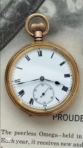 1912 Omega Pocket Watch – Over a Century of Timeless Elegance!