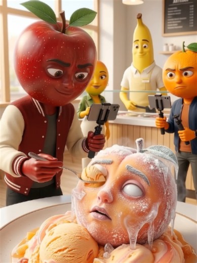 آیسکریم فروشی موز چی رازی دارد #tiktokuk #reels #creatorsearchinsight #aifruits #kidsstory #DariToonAi #animation