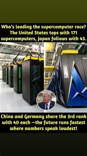 The supercomputer race shows which countries have the most