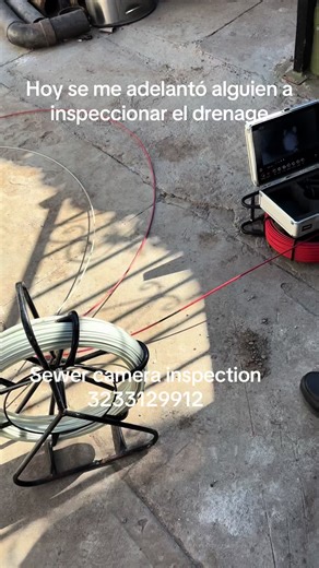 Sewer drain inspection