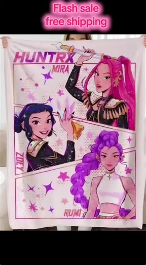 Girl, this blanket is absolutely gorgeous 😍💜 The kawaii-style artwork makes any room look extra cute and unique. It’s super soft, lightweight, and perfect for cozy nights, movie time, or relaxing on your bed. The colors are vibrant, the fabric feels amazing, and it’s such a cute gift idea. Don’t wait, this design sells out FAST ✨🔥 #KawaiiBlanket #CozyEssentials #CuteRoomStyle #AnimeAesthetic #TikTokTopFinds