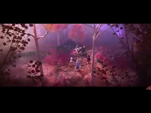 Frozen 2 - cena de todos entrando na floresta encantada