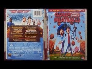 Cloudy with a Chance of Meatballs (2009) (CS) DVD Menu 2021