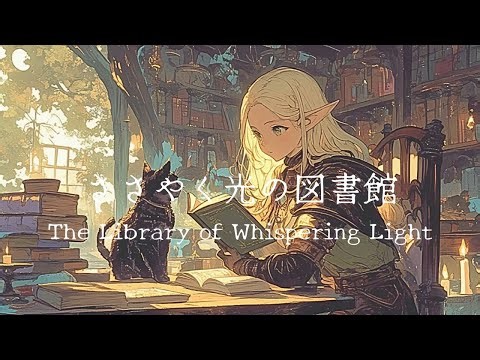 [Relaxing BGM] The Library of Whispering Light📖ささやく光の図書館📖 #rpg #fantasy #relax #bgm #celtic