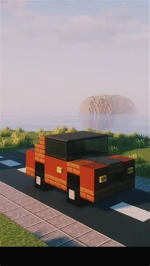 Minecraft How to Build a CAR Tutorial | #landcraft #Shorts #Viral #minecraft #trending