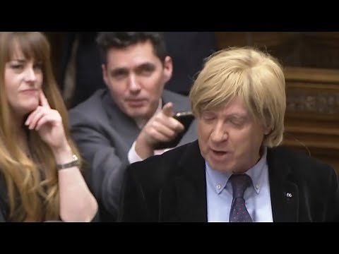 Michael Fabricant's hair mocked by Huw Merriman MP