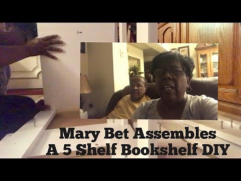 How To Assemble A 5 Shelf Room Essentials Bookshelf | MJA DIY Pro Tips