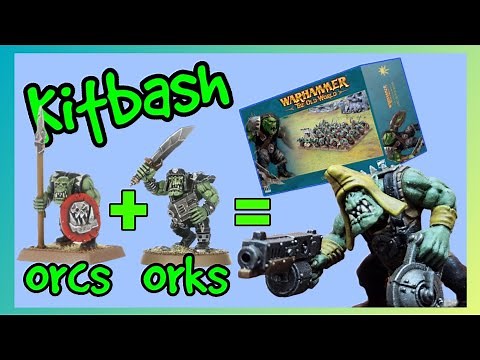 Warhammer The Old World Orc Boyz + Warhammer 40k Ork Boyz Kitbash, Review, Unboxing