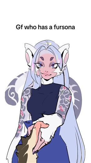 I couldn’t skip this trend - it’s way too relatable 🤣🤣🤣 #animationmeme #animation #fursona #couplememes