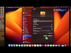 How To Enter Advanced Display Settings In Macbook Air M2 2023