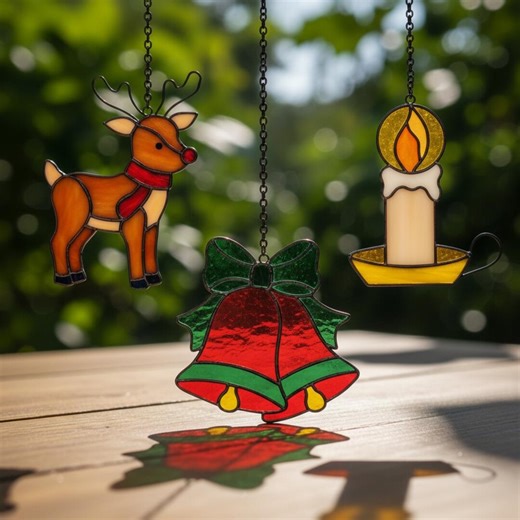 Summer Butterfly Stained Glass Pattern – Flower Suncatcher, Poppy Decor (pdf Svg Png) - Etsy