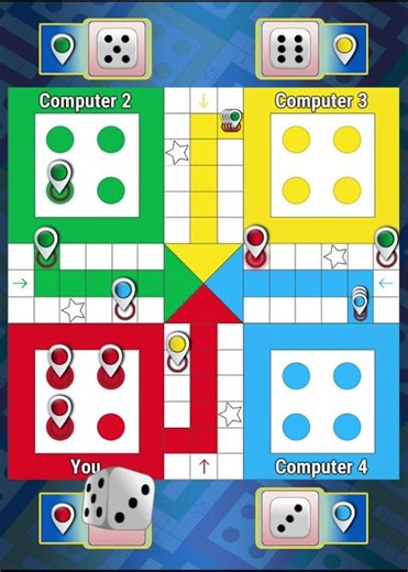 Epic Ludo Gameplay Rush Mode | Intense Multiplayer Match | Neil Gamer #games #ludo