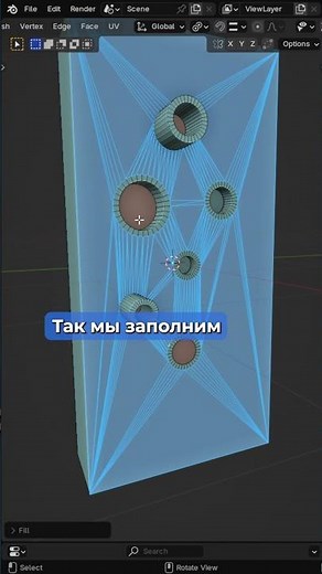 Blender modeling lessons for beginners in Blender 4.2 #3d #blender #blendertips