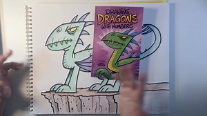 Here’s a fun way to draw a Dragon using the number 7. | Drawing with Steve Harpster