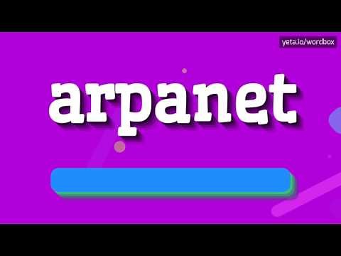 ARPANET - HOW TO PRONOUNCE IT!?