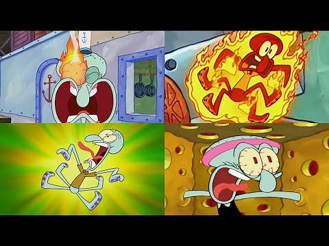Squidward screaming for 6 minutes straight