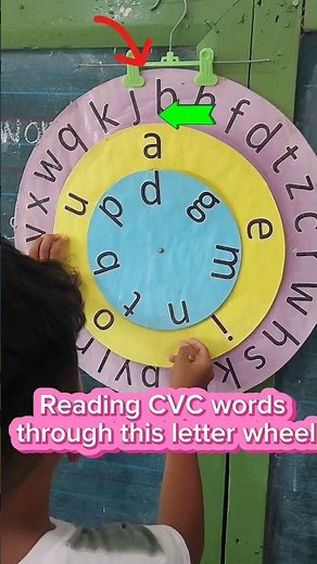 Reading CVC words through Word Wheel