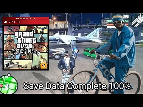 [PS3] GTA San Andreas Save Data Complete 100% PS3 BLES02219 BLUS31584
