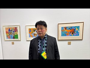 ジミー大西さんの個展「ホームタウン」開幕のご挨拶とギャラリートーク 2025.03.14