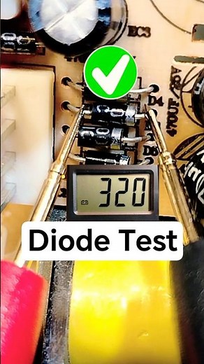 Diode Testing: Good vs Bad #shorts #multimeter #electronics #test