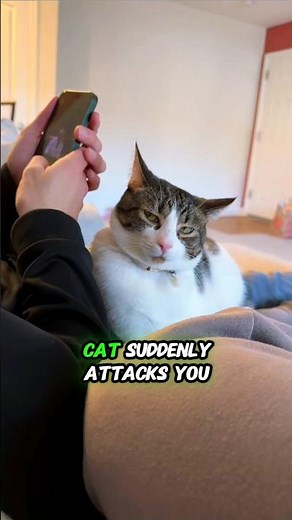 Why Your Cat Suddenly Attacks You (It’s Not What You Think) #CatBehavior #CatFacts #petcaretips