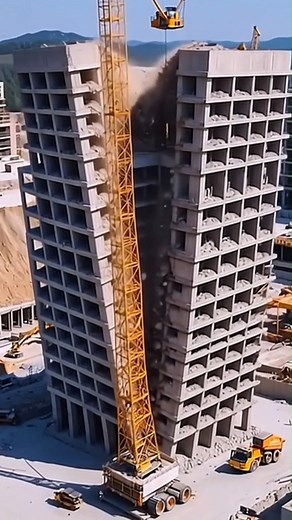 Incredible Building Collapse Caught on Camera 😲 #BreakingNews #ExtremeWeathe #CityFlood #FloodDisaster | Indian Technology