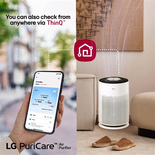 Are you curious about how the LG Puricare™ 360 Air Purifier works? Watch the video and learn how it is designed to help you monitor the air quality at home. And with the ThinQ app, you can stay on top of your family’s comfort wherever you are! Shop now: https://www.lg.com/ph/puricare-air-care/air-purifier/as60ghwg0 #LifesGood | LG Global