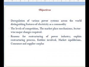 Restructured Power System_Lecture 1