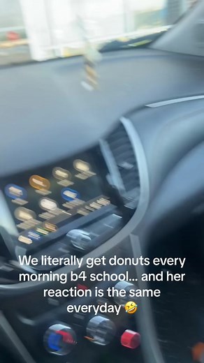 Everyday before school i stop and get Charlie donuts. I try to go to differnt donut shops around Indy…she usually say this is the best day EVER…but today we went to @Pana Donuts Avon and this was her reaction… i love this kid… #donuts #sweettooth #kidsbelike #sugar