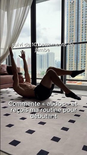 Entraînement abdos à la maison 🔥🔥 #abdos #workout #calisthenics #motivation