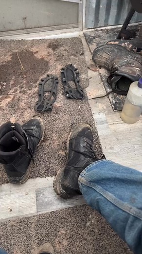 #narrowayhomestead #offgridliving #icecleats #ice #snow #winterweather | Alexandra Turner