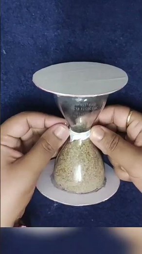 DIY Sand Clock #Plastic bottle Craft #Handmade Sand Clock #Best out of Waste #youtubeshort #Short