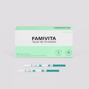 Teste de Ovulação Famivita - 5, 10 e 20 Tiras | Famivita