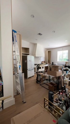 December DIY kitchen reno update: plumbing connected, dishwasher installed, trim done, painting complete. Still a million more things to do in 2024 🫠 #diykitchenremodel #diykitchenrenovation #diyhomeimprovement