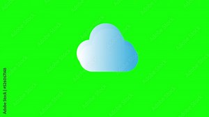 Weather pictograms animation. Forecast footage in 4k 60 fps. Weather symbols collection. Isolated forecast icons in animation. Editable background. Sun with clouds. Rain and snow sign. Lighting storm Stock Video