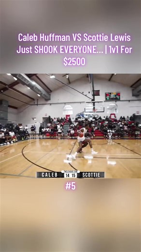 Caleb Huffman VS Scottie Lewis Just SHOOK EVERYONE… | 1v1 For $2500#basketball #basketball1v1
