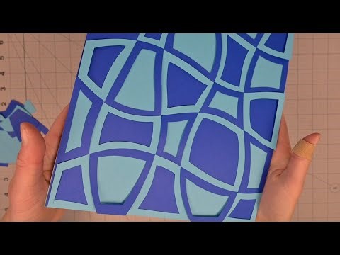 Wavy Paper Weave with a Cut Out Pattern Step-by-Step Tutorial