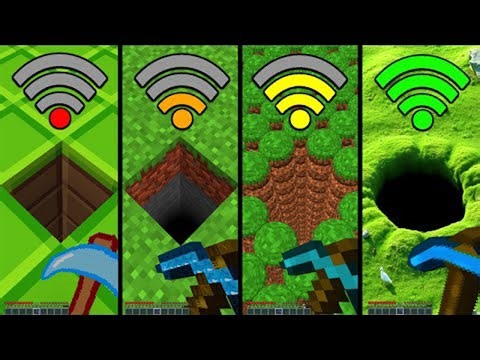 Digging straight down with different Wi-Fi be like
