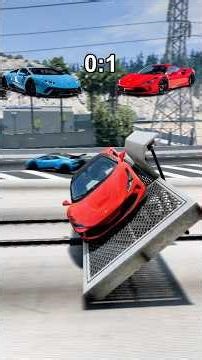 Ferrari 🆚 Lamborghini Huracan | Extreme Crash & Safety Test 💥