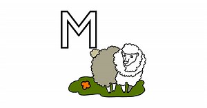 French Letter M coloring pages ♥ Print and Online Free!