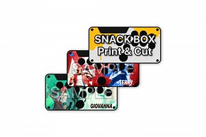 Snack Box Micro Junkfood Arcades Series Custom Print and Cut - Etsy