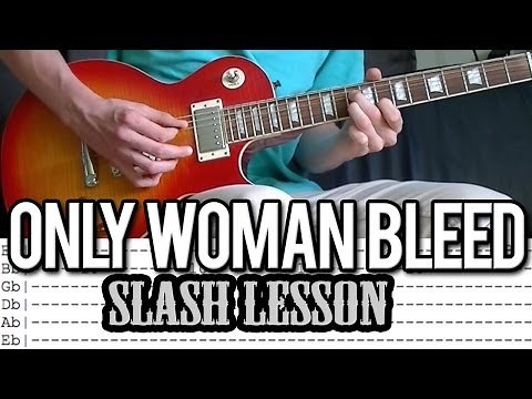 Slash - 'Only Woman Bleed' Solo Live in Tokyo (WITH TAB)