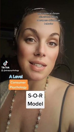 S-O-R Model in Consumer Psychology #educationalpsychology