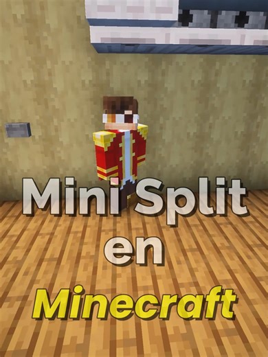 Mini Split Funcional en Minecraft #minecraft #minecraftbuilding #minecrafttutorial #minecraftmemes #minecraftcuriosidades #minecrafter #clips #minecraftanimation #minecraftparkour #fyp #decoracionminecraft #viral #minecraftbedrock #fyyyyyyyyyyyyyyyy #hazmeviral