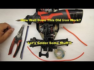 Soldering With A Well Used Milwaukee M12 Soldering Iron