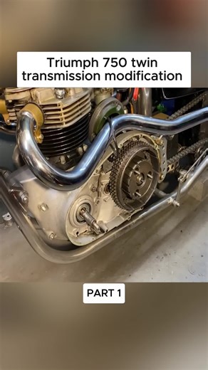 Triumph 750 Twin Transmission Modification