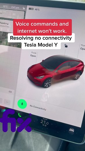 How to fix a no connectivity issue on a #tesla #teslatok #teslauk #teslafix