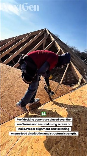 Precision Roof Decking Installation