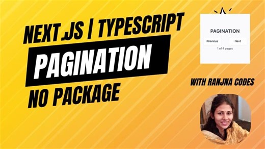 Next.js Pagination Tutorial in TypeScript | Ranjna Devi posted on the topic | LinkedIn