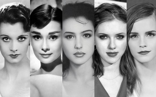 【百年之美】100位欧美女星展现世纪美貌变迁史